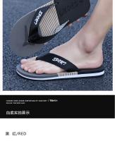 Zapatillas de hombre informales a la moda para interiores, zapatillas de inglete con Clip de verano, zapatos transpirables para hombre, sandalias de bloque de Color para el hogar, talla 40-47, novedad de 2024 - details 19