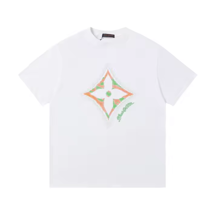 Camiseta de Verano 2025 para Hombres Manga Corta, Estampado Directo, Moda Deportiva Casual - 1