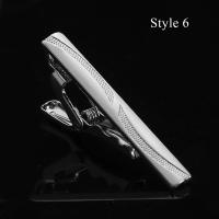 Clip de Corbata de Metal con Diseño Clásico Pinza de Corbata de Cristal para Hombres - details 25