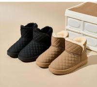 Botas de nieve de lana zapatos de algodón engrosado de moda versátil caliente suela gruesa corta - details 10