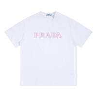Las mejores camisas casuales básicas de moda de verano, camisetas holgadas de algodón puro para hombres y nuevas camisas de manga corta para parejas con estampados de logotipos en la parte delantera. - details 0