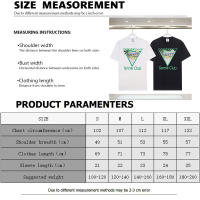 Camisetas Casuales de Verano 2025 Camisetas de Hombre de Algodón Puro y Suelas Largas con Estampados de Logotipo en la Parte Superior - details 17