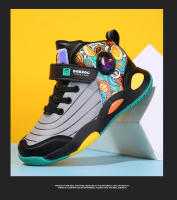 Zapatillas de baloncesto de cuero impermeables para niños, zapatos de tenis para niños, zapatillas para correr al aire libre, zapatos deportivos escolares antideslizantes, moda - details 20