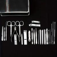Juego de cortaúñas de acero inoxidable para el hogar, cortaúñas con caja recortadora, herramientas de manicura y pedicura, 26 piezas - details 1