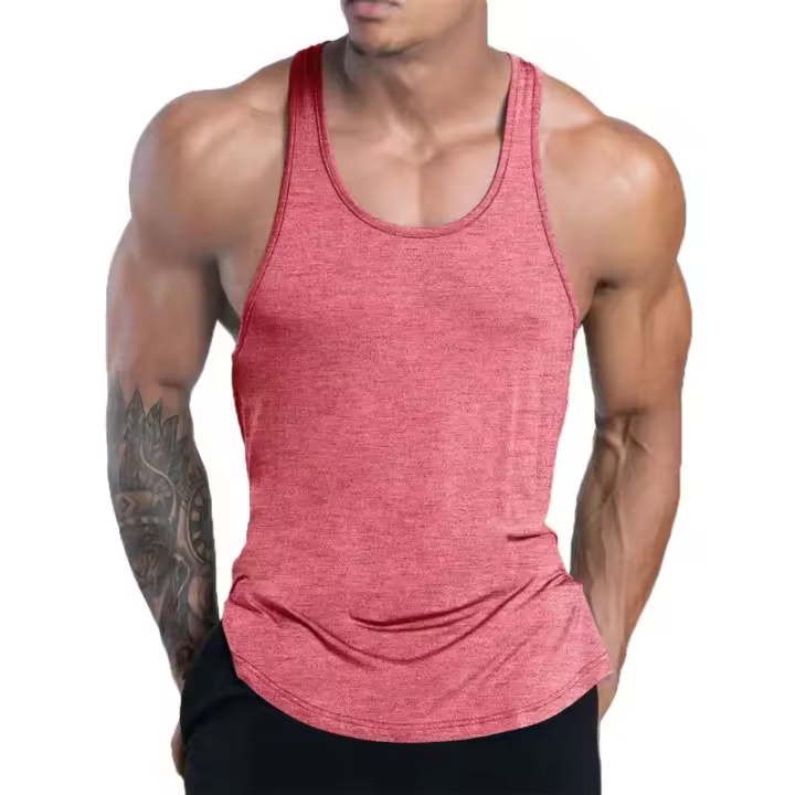 Nueva Camiseta Deportiva sin Mangas para Hombre Camiseta Interior de Entrenamiento de Verano - 1