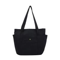 Bolso tote de lona de gran capacidad, viaje diario de alto valor, libro de ropa de estudiante literario y artístico versátil, bolso bandolera de tela al ir a trabajar y salir - details 0