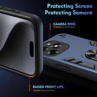 Funda protectora para teléfono itel S23+ con soporte, PC rígido y TPU suave - details 1