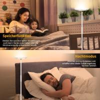 Lámpara de Pie Regulable Gris 42W, Lámpara de Pie LED Salon 3700LM Súper Brillantecon Lámpara de Lectura, control remoto y control táctil Lámpara Alta para Salon de Estar Dormitorio Oficina - details 17