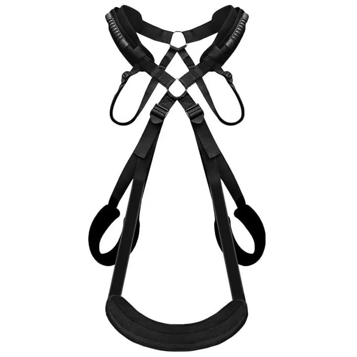 Juguetes sexuales para adultos BDSM Bondage Love Slings para parejas, juego de columpio sexual con correas ajustables, tapete acolchado de felpa suave, juguetes de restricción sexual, soporta hasta 300 libras - 1