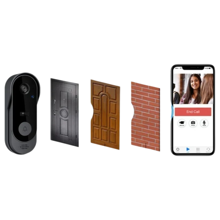 2026 NEW Video HD Wireless Waterproof Doorbell Camera, Night Vision & Voice Change Smart Home Security System Monitor Smart Life