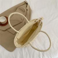 Bolso de Playa de Paja Tejida Grande NYXIA Bolso de Mano Ligero y Duradero para Mujeres en Tonos Caramelo Perfecto para Salidas de Verano - details 5