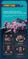 Drift Car Con Música Luces Led 2.4G Guante Gesto Radio Control Remoto Spray Coches de Acrobacias 4WD Juguetes - details 9