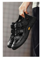 Nuevo desgaste exterior hueco casual bolsa cabeza zapatos de vadear de los hombres zapatillas deportivas - details 12