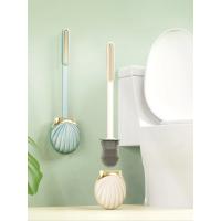 Cepillo de Inodoro de Silicona con Mango Largo y Cabeza Plana Soporte en Forma de Concha para Limpieza de Ángulos Muertos Accesorio de Baño Esencial - details 6