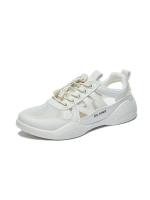 Zapatos blancos transpirables para estudiantes coreanos, femeninos, verano 2025, nuevos zapatos de malla con paneles, estilo callejero, deportivos. - details 0