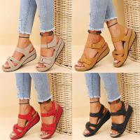 Sandalias clásicas de cuña para Mujer, zapatos de tacón elegantes, de verano, 2023 - details 2
