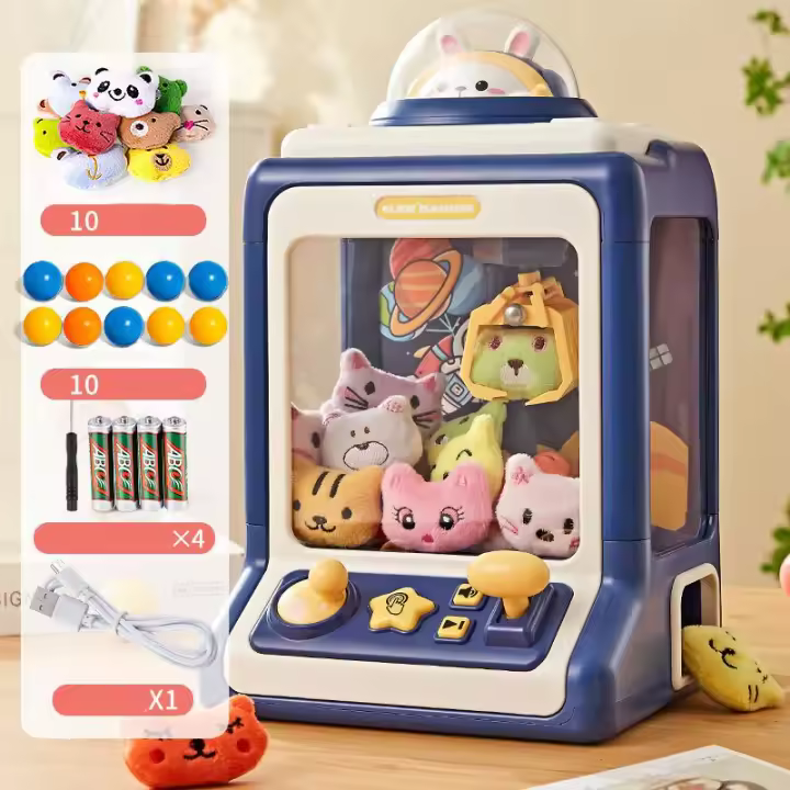 Máquina grúa automática para niños, juegos de funcionamiento de muñecas1, mini grúa, atrapa, juguetes, Máquina grúa, Muñecasmusicales, Juguetes para Niños jugues - 1