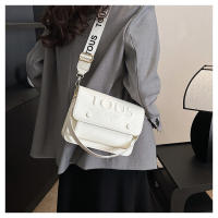 Bolso sencillo con estilo de oso español para mujer, bolso de hombro tipo bandolera versátil a la moda de seda color melocotón - details 21