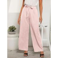 Bury Pantalones anchos y rectos de cintura alta para mujer con estilo coreano - details 3
