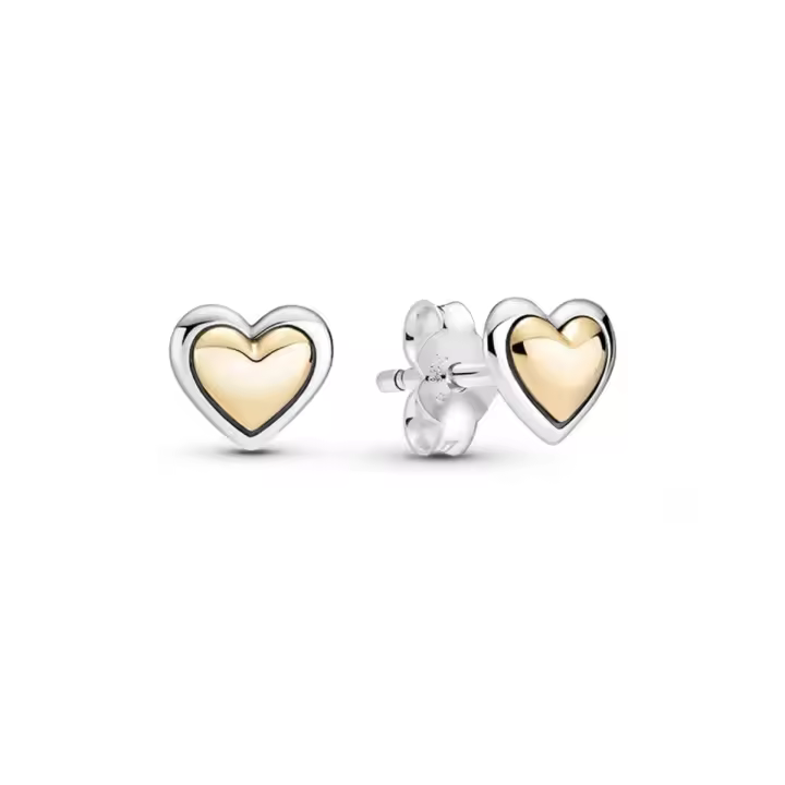 Pendientes de nuez de corazón amarillo S - Regalo del día de la madre - 1