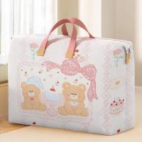 Bolsa de almacenamiento de edredón de tela no tejida, bolsa de almacenamiento de equipaje de gran capacidad con dibujos animados, ahorro de espacio, a prueba de humedad - details 10