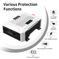 Inversor de onda sínusoidal puro 24V a 230V 3500W 7000W Convertidor de voltaje Solar Caravana - details 6