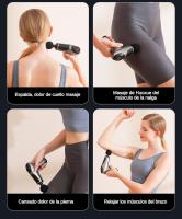 Pistola de Masajes Portátil con 4 Cabezales para Relajación y Recuperación - details 12
