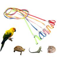 Arnés ajustable para mascotas, correa para reptiles, Tortuga, Gerbil, lagarto, entrenamiento al aire libre, Correa suave, antimordedura, Multicolor, cuerda de tracción ligera - details 2