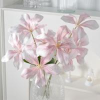 Nueva flor de orquídea Artificial de seda DIY 75cm flor de simulación colores vivos flores falsas rama centro de mesa de boda - details 2