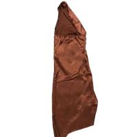 Vestido de fiesta elegante de color liso con un hombro largo para mujer, dobladillo de alta puntuación con pliegues en la cintura - details 11
