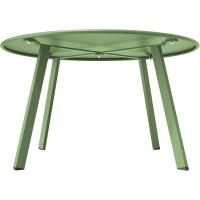 Mesa Auxiliar pequeña, Mesa Auxiliar Redonda de Metal, Ligera, Resistente a la Intemperie, Mesa Auxiliar para Sala de Estar, Pasillo, Dormitorio, jardín, terraza, balcón (Verde Salvia) - details 6