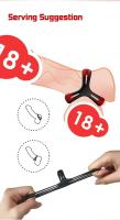 Leten silicona retrasar la eyaculación Semen Lock Ring suministros para adultos masturbación masculina juguetes sexuales para hombres - details 0