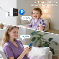 Cámara de Seguridad IP Mini Wifi Monitor de Seguridad para el Hogar Inalámbrico con Visión Nocturna Infrarroja Control de Aplicación para Teléfono Móvil Impermeable - details 5