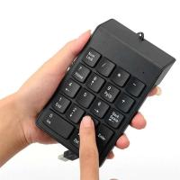 Wired USB Numeric Keypad  Number Pad Numpad Digital Keyboard 18 Keys for Laptop PC Notebook Tablets Accounting Teller Bank - details 2
