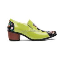 Nuevo 2025 zapatos de tacón elegantes para hombre, diseño bordado, antideslizantes para danza cubana, talla grande 46, zapatos de alta calidad - details 2