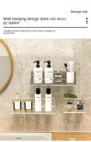 Iluminación para mueble de baño CA, tocador de pared no perforado, soporte para cosméticos y maquillaje, #   3478 - details 1