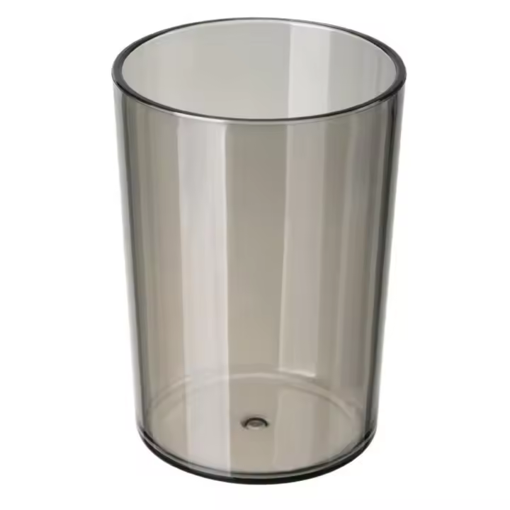 Taza de enjuague bucal gruesa para el hogar, Soporte transparente para cepillo de dientes, protección del medio ambiente, estilo del norte de Europa, nuevo - 1