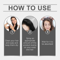 Secado por pulverización suave, cuidado, antiestático, sin lavado, nutritivo, hidratante y suavizante para el cabello. - details 2