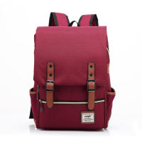 Mochila Vintage de 16 pulgadas para laptop Bolsa de lona retro casual para hombres y mujeres - details 17
