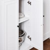 FKW47-W Carrito de Servir Carrito Auxiliar Cocina estantería de Cocina Carrito de Cocina móvil 100 x 92 x 45 cm Blanco ES - details 57