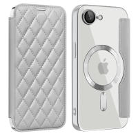 Flip para iPhone 16e Plus 16 15 14 13 Pro Max, funda protectora de gaanoplastia con cepillo antirrobo de cuero magnético Magsafe - details 6