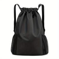 Mochila deportiva MARKROYAL con cordón - Ligera, plegable, Oxford, con correas de hombro ajustables, gran capacidad y bolsillos laterales de malla para viajes, gimnasio, baloncesto y desplazamientos diarios, mochila diaria |   mochila deportiva |   Cierre - details 8