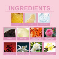 Crema Sólida de Bolsillo Portátil con Ligera Fragancia, Elegante, Refrescante, Sedosa, Rosa - details 2