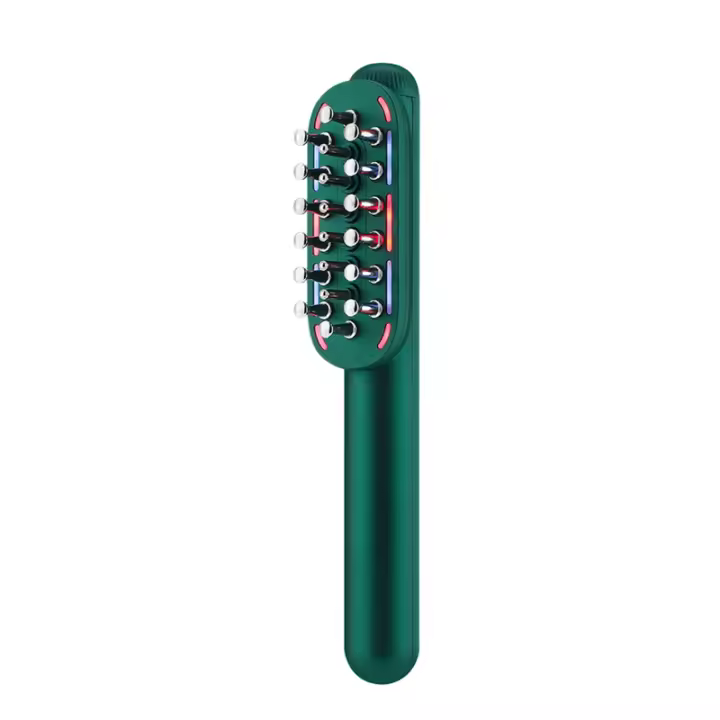 Cepillo Led para el cabello, peine eléctrico láser para el crecimiento del cabello, terapia de masaje antipérdida de cabello, masajeador infrarrojo RF con luz roja EMS - 1