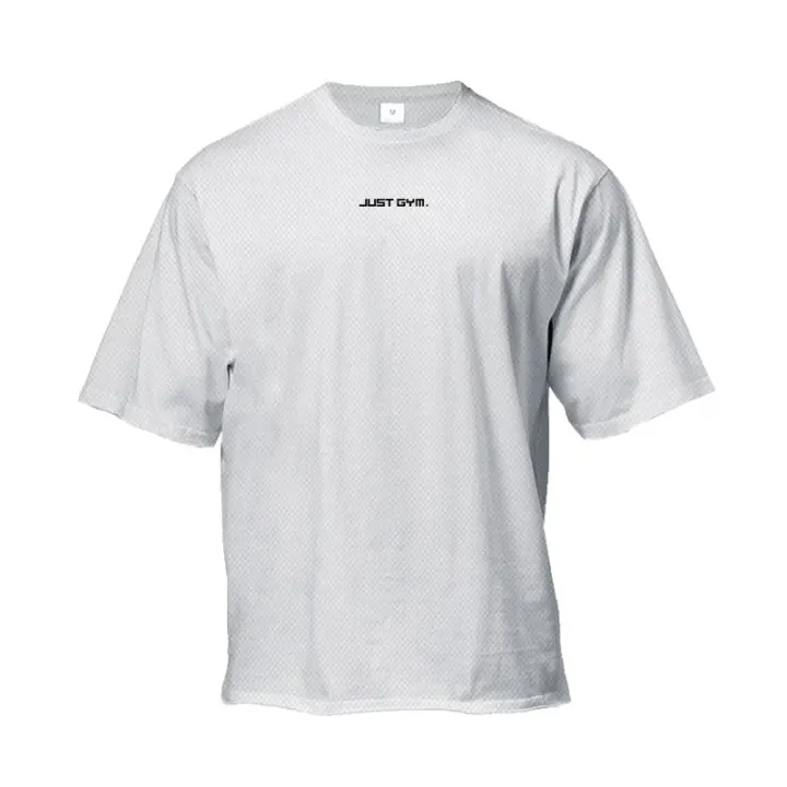Camiseta de Malla de Secado Rápido para Hombres en Verano Cuello Redondo, Manga Corta, Moda Deportiva Casual, Tela de Poliéster - 1
