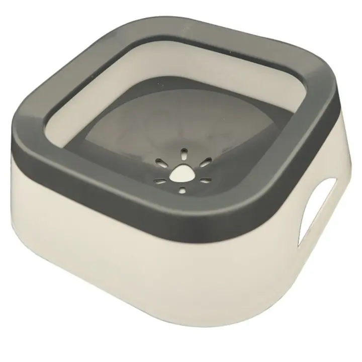 Accesorios para mascotas, cuenco de agua de plástico para mascotas, bebedero multiusos antisalpicaduras para perros, cuencos flotantes desmontables para beber para cachorros - 1