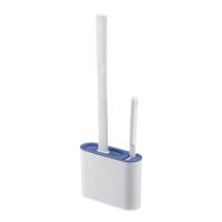 Cepillo De Inodoro Con Pared Montado Herramienta De Limpieza Para El Hogar Sin Esquinas Muertas Conjunto De Limpieza De Inodoro - details 5