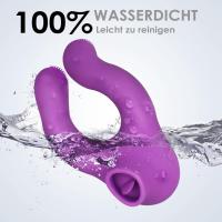 Juguetes Sexuales para Parejas con 3 Motores, Anillo Vibrador para El pene con 7 Modos de Vibración y Modo Lengua Vibrador - details 3