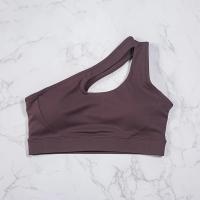 sujetadores deportivos de un hombro para mujer, Top de Yoga, chaleco, Yoga, gimnasio, deporte al aire libre, correr, ropa interior deportiva - details 12