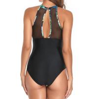 Traje de Baño de Talla Grande de Una Pieza con Estampado Sexy Plus Size para Mujeres - details 3